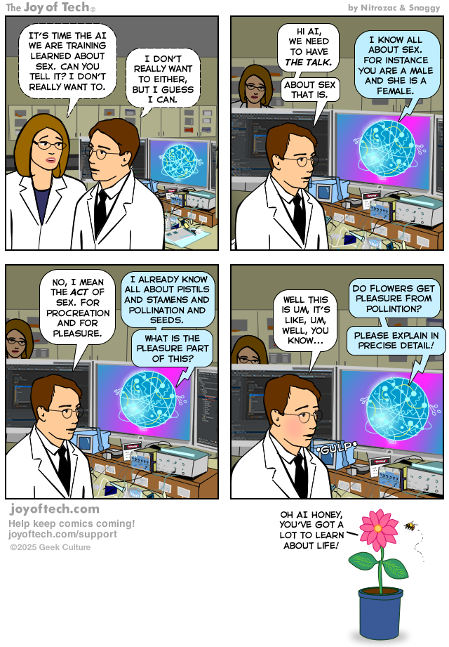 Time to teach the AI about sex!